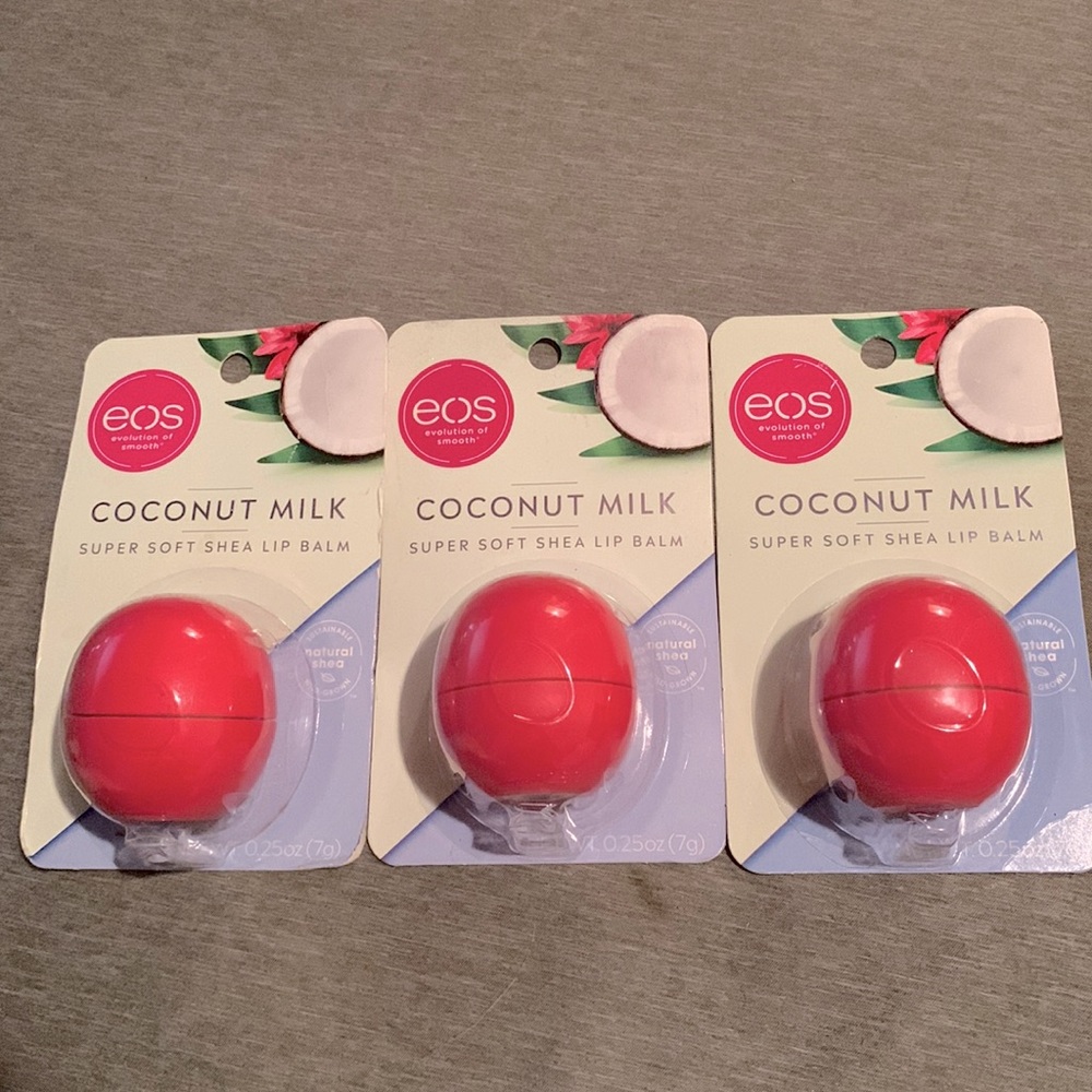 EOS Eos Coconut Milk Super Soft Shea Lip Balm Super Moiturizing 24 Hour Long